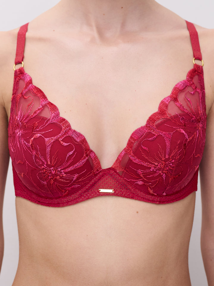 Chantelle Fleur Plunge t-shirt bra