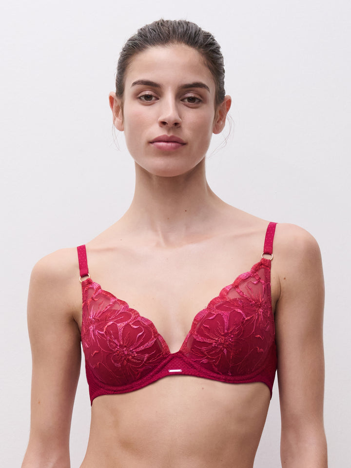 Chantelle Fleur Plunge t-shirt bra