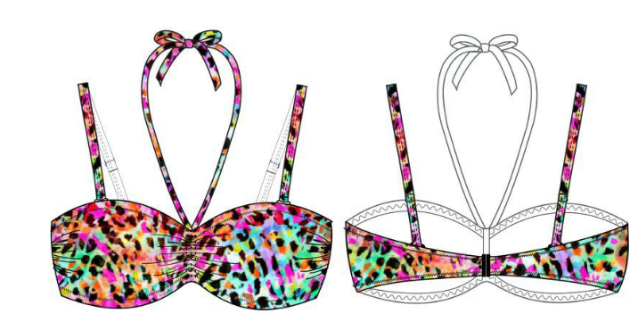 Damella Colorful Leo Bikinibh - image 1