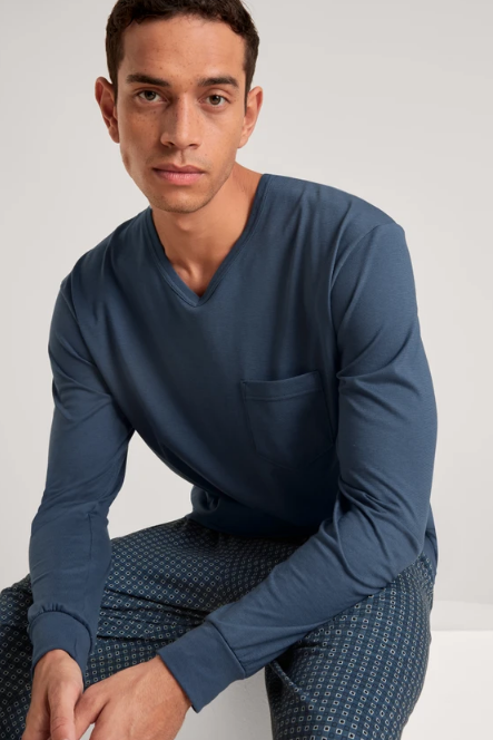 Calida Relax Imprint Pyjamas med mudd - image 1