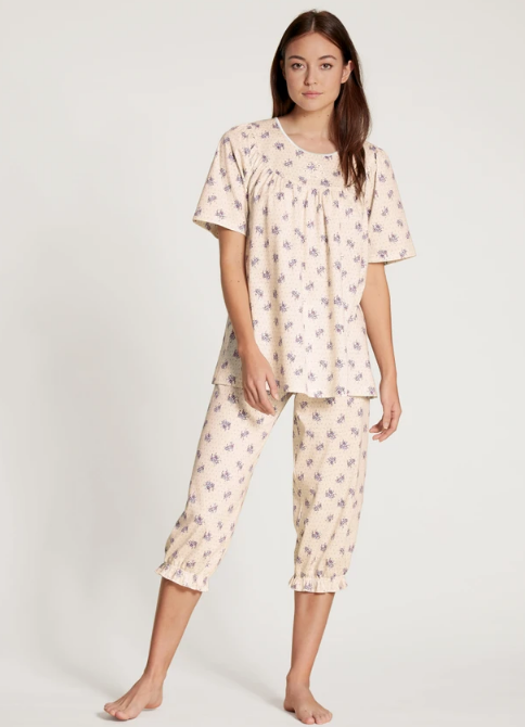 Calida Soft Cotton 3/4 Pyjamas - image 1