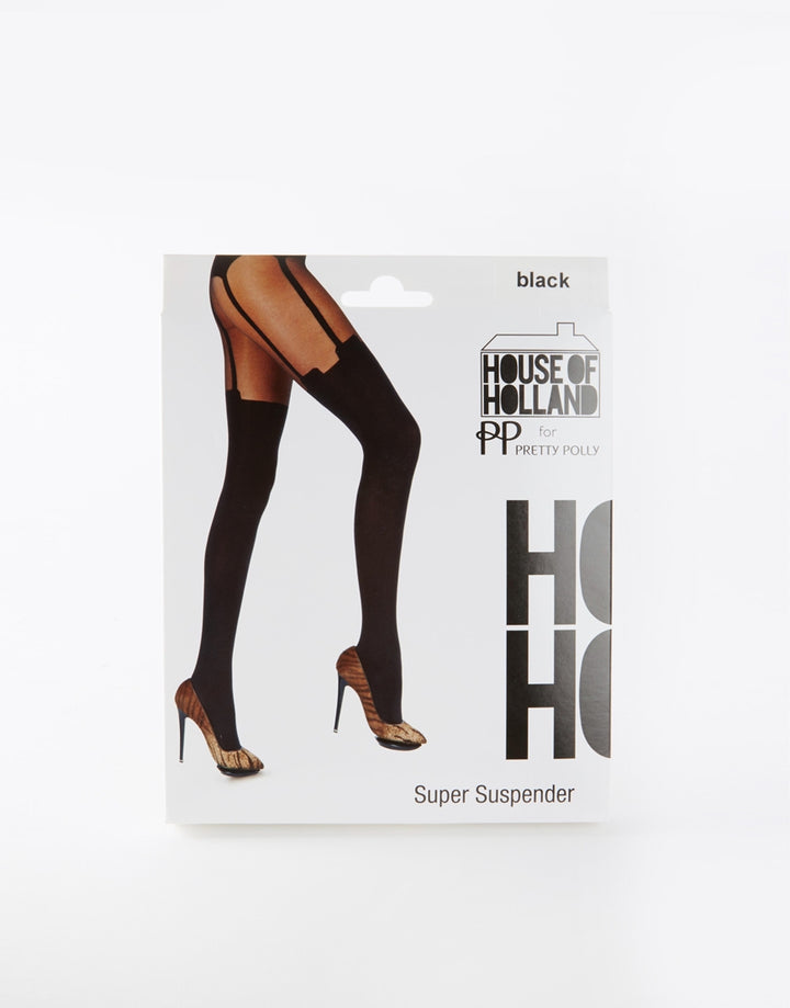 Pretty Polly House of Holland suspender tights 30 den - image 1
