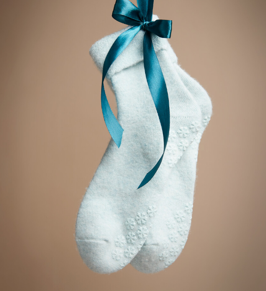 Vogue Comfort socka med antislip sula - image 1