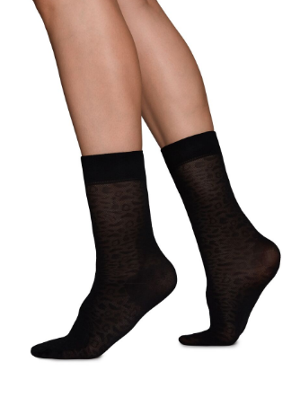 Swedish Stockings Emma Leopard socka - image 1
