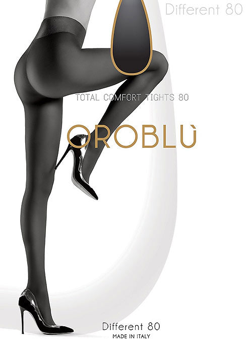 Oroblu - Different 80 den - Svart - image 1