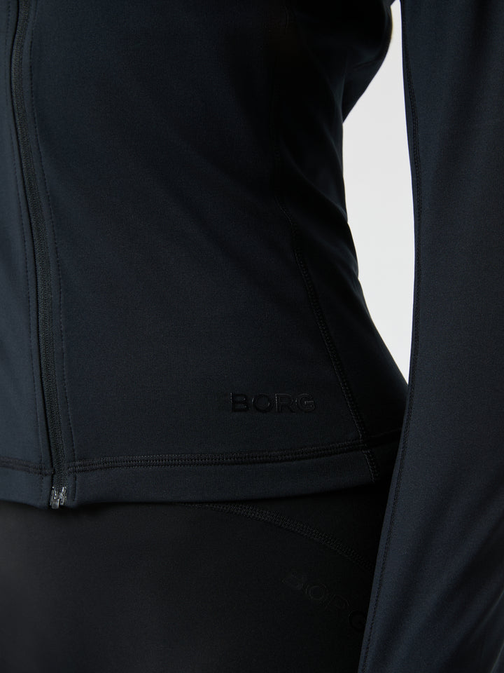 Björn BORG FULL ZIP MIDLAYER Svart