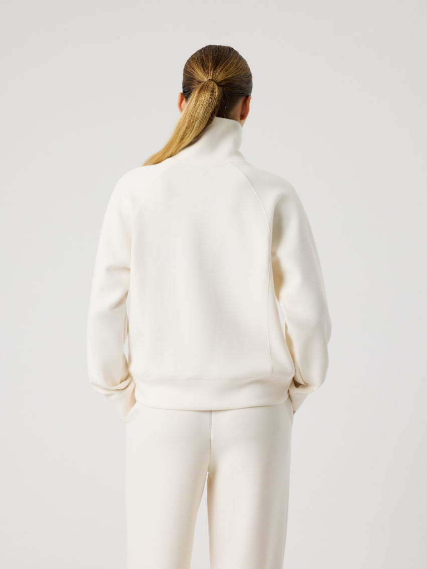Björn Borg STUDIO SOFT HALFZIP SWEATSHIRT vit