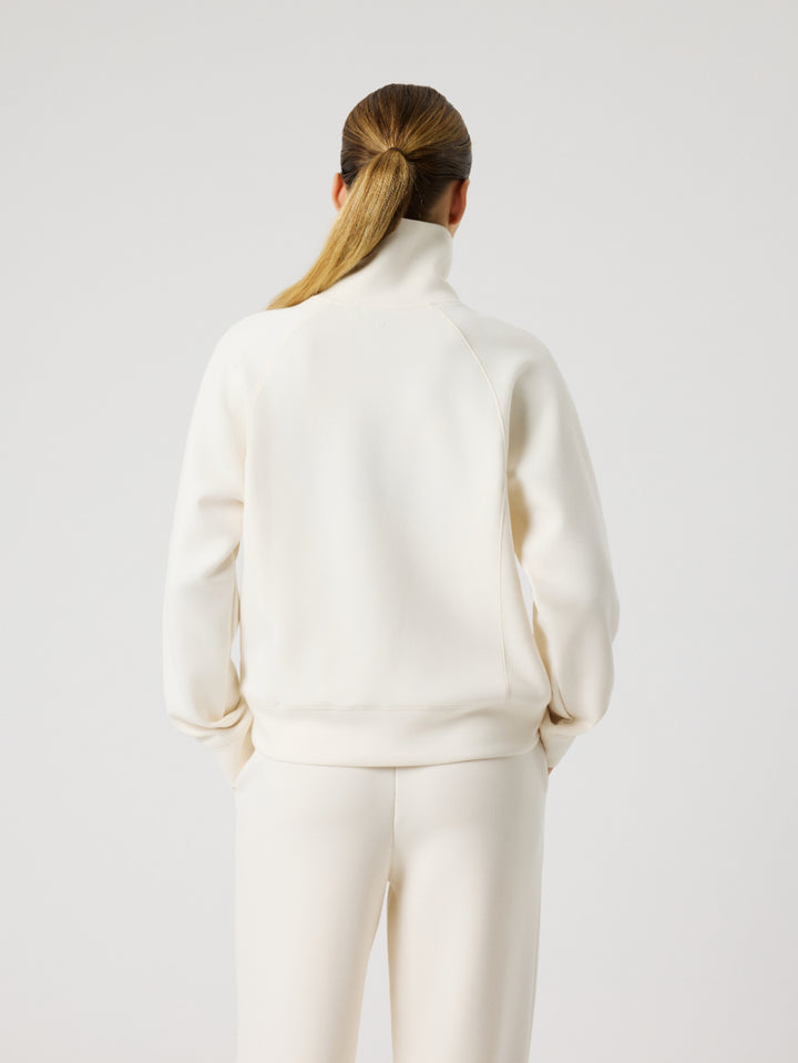 Björn Borg STUDIO SOFT HALFZIP SWEATSHIRT vit