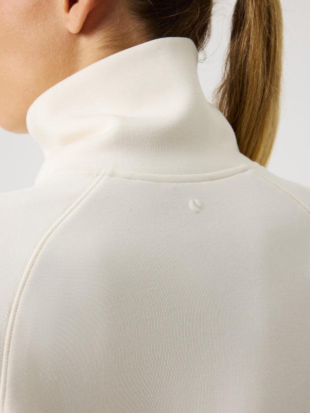 Björn Borg STUDIO SOFT HALFZIP SWEATSHIRT vit