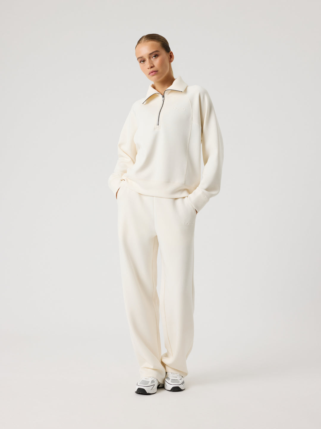 Björn Borg STUDIO SOFT SWEATPANTS vit