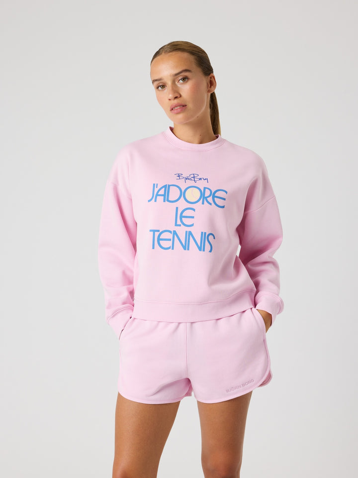 Björn Borg Boyfriend Sweatshirt - Pink Lady