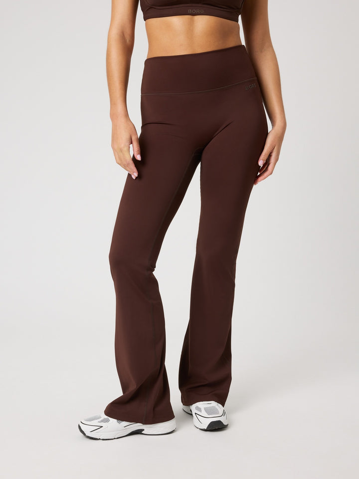 Björn Borg FLARE TIGHTS SHORT Brun
