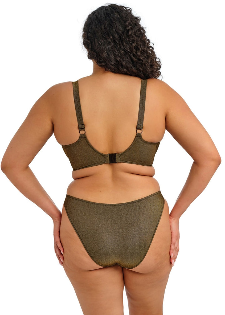 Elomi Sunset Shimmer Gold Rush Uw Plunge Bikini Top