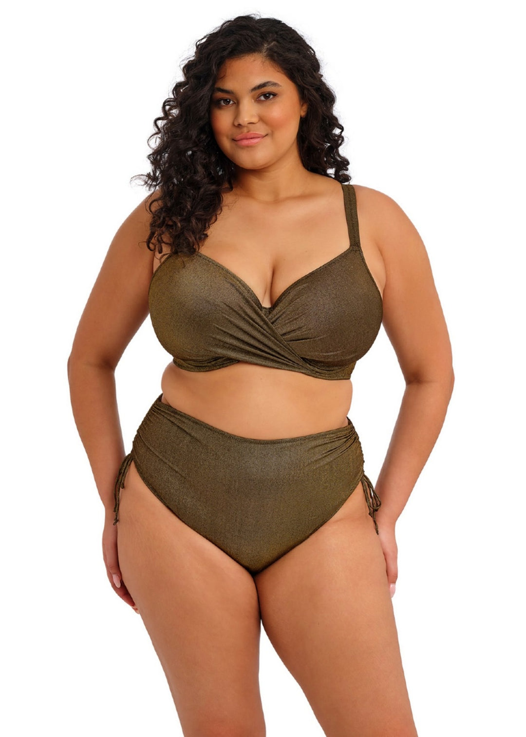 Elomi Sunset Shimmer Gold Rush Adjustable Bikini Brief