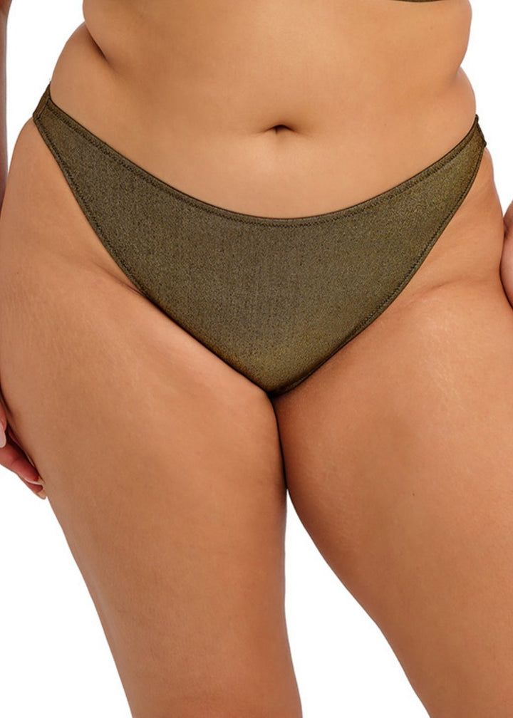 Sunset Shimmer Gold Rush High Leg Bikini Brief