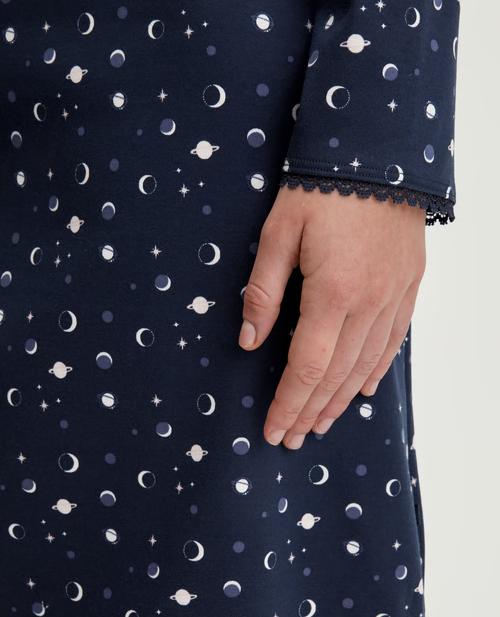 Calida Midnight Dreams Long Sleeve Nightdress