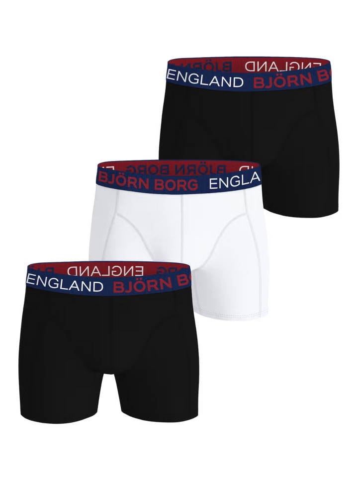Björn Borg Cotton Stretch Boxers England 3-pack