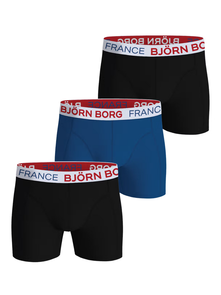 Björn Borg Cotton Stretch Boxers France 3-pack