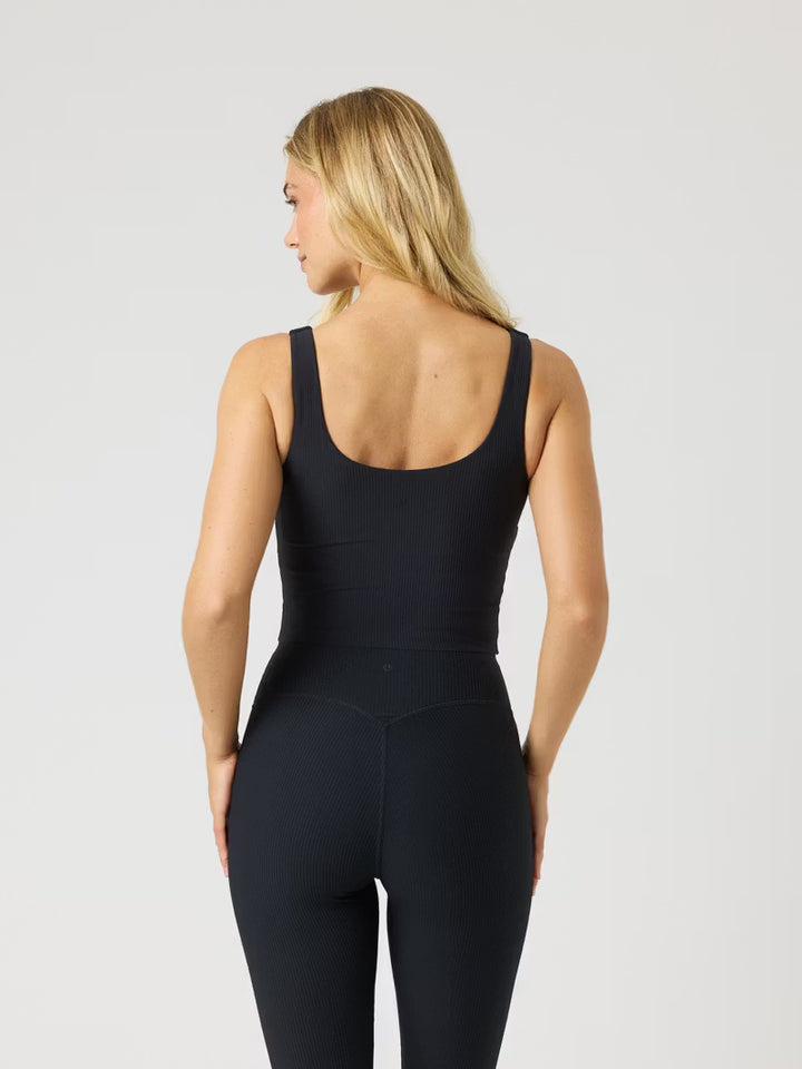 Björn Borg Studio Ribbed V-Neck Top
