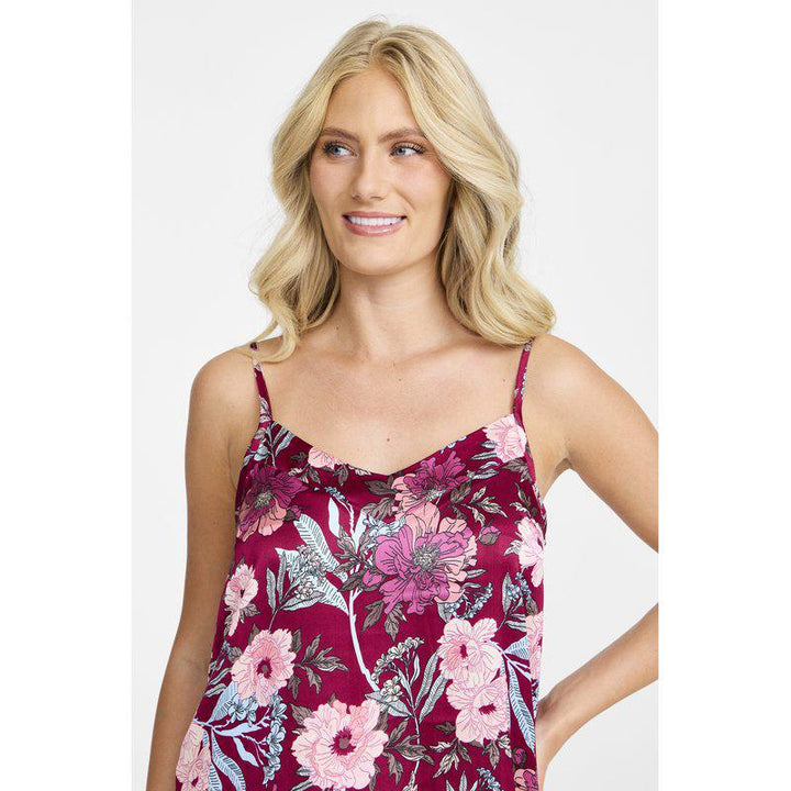 Damella Nattlinne Satin blommigt