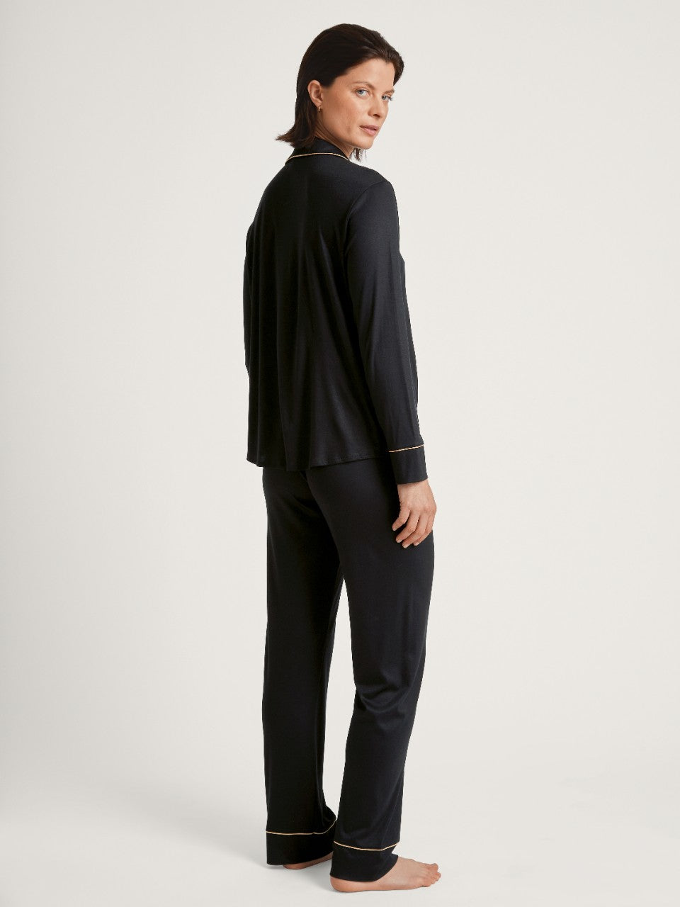 Pyjama dame boutonné CALIDA Winter Dreams 41292 - Dark lapis blue 339 Pyjama dame boutonné CALIDA Winter Dreams 41292 - Dark lapis blue 339