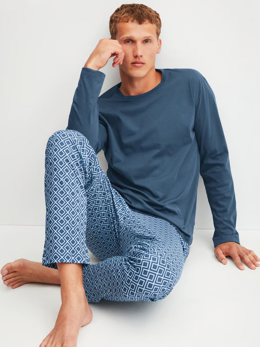 Calida Relax Streamline Pyjamas atlantic blue