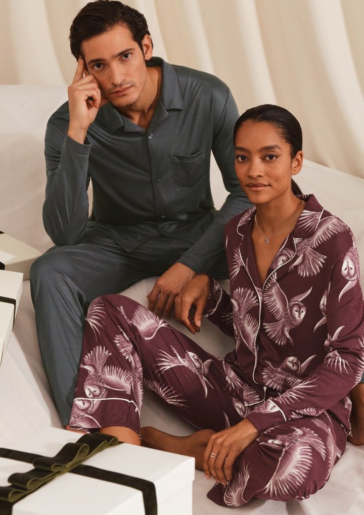 Calida Herrpyjamas Relax Silk