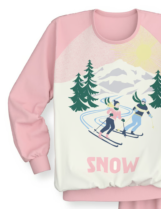 Calida Girls Pyjamas Kids Ski Resort