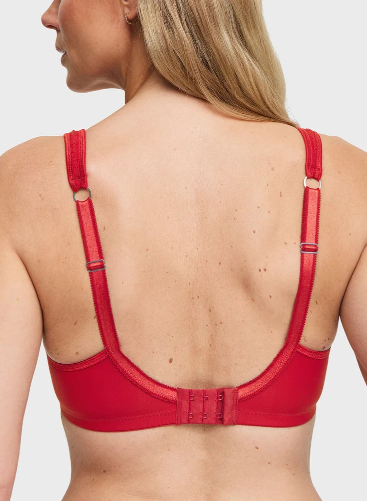 Swegmark Agnes Shape Wire Bra Padded Cups Röd
