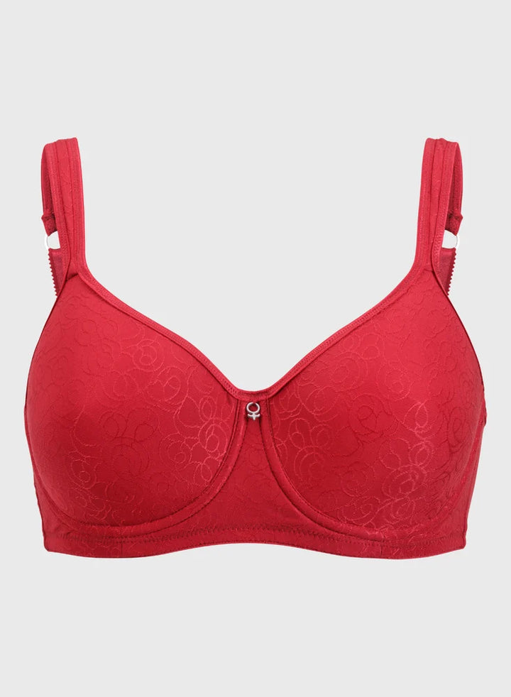 Swegmark Agnes Shape Wire Bra Padded Cups Röd