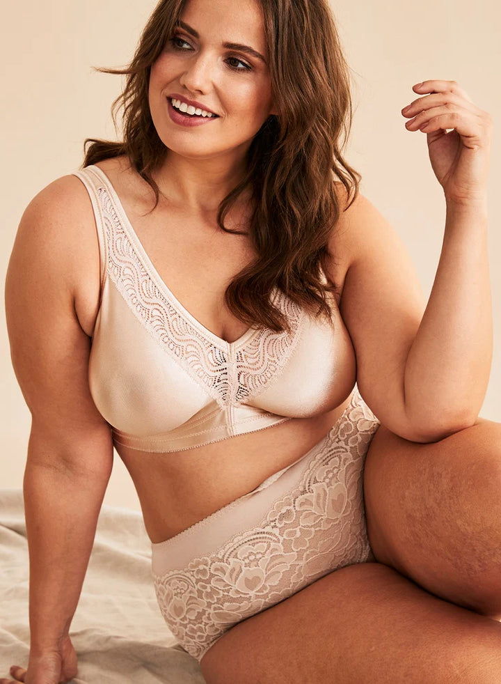 Swegmark Star bh utan bygel Cream