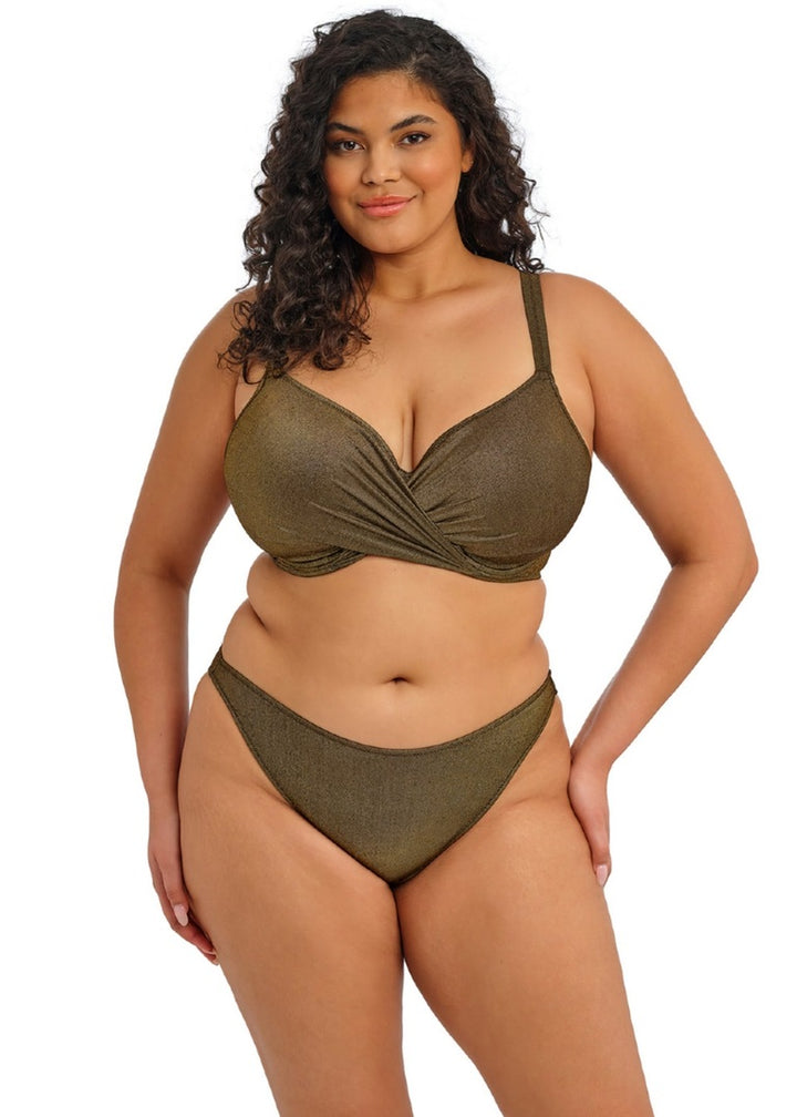 Sunset Shimmer Gold Rush High Leg Bikini Brief