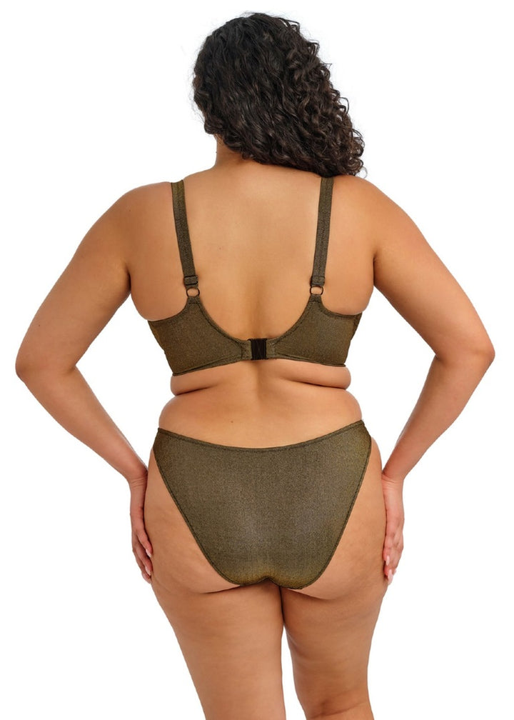 Sunset Shimmer Gold Rush High Leg Bikini Brief