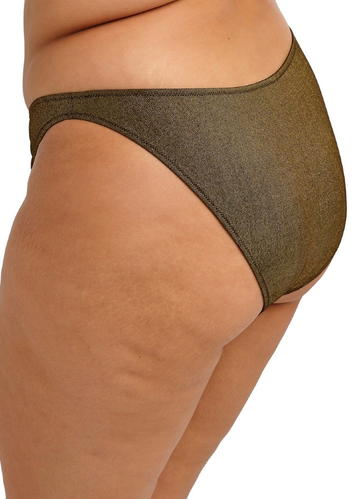 Sunset Shimmer Gold Rush High Leg Bikini Brief