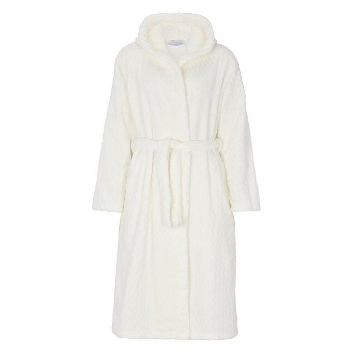 Damella Morgonrock Jaquard fleece