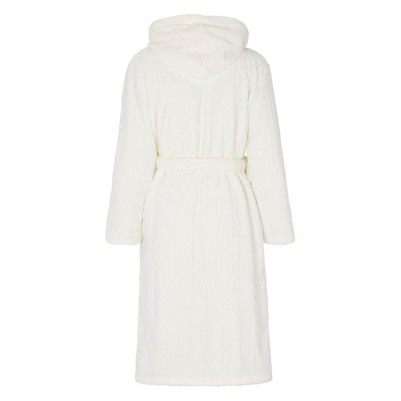 Damella Morgonrock Jaquard fleece