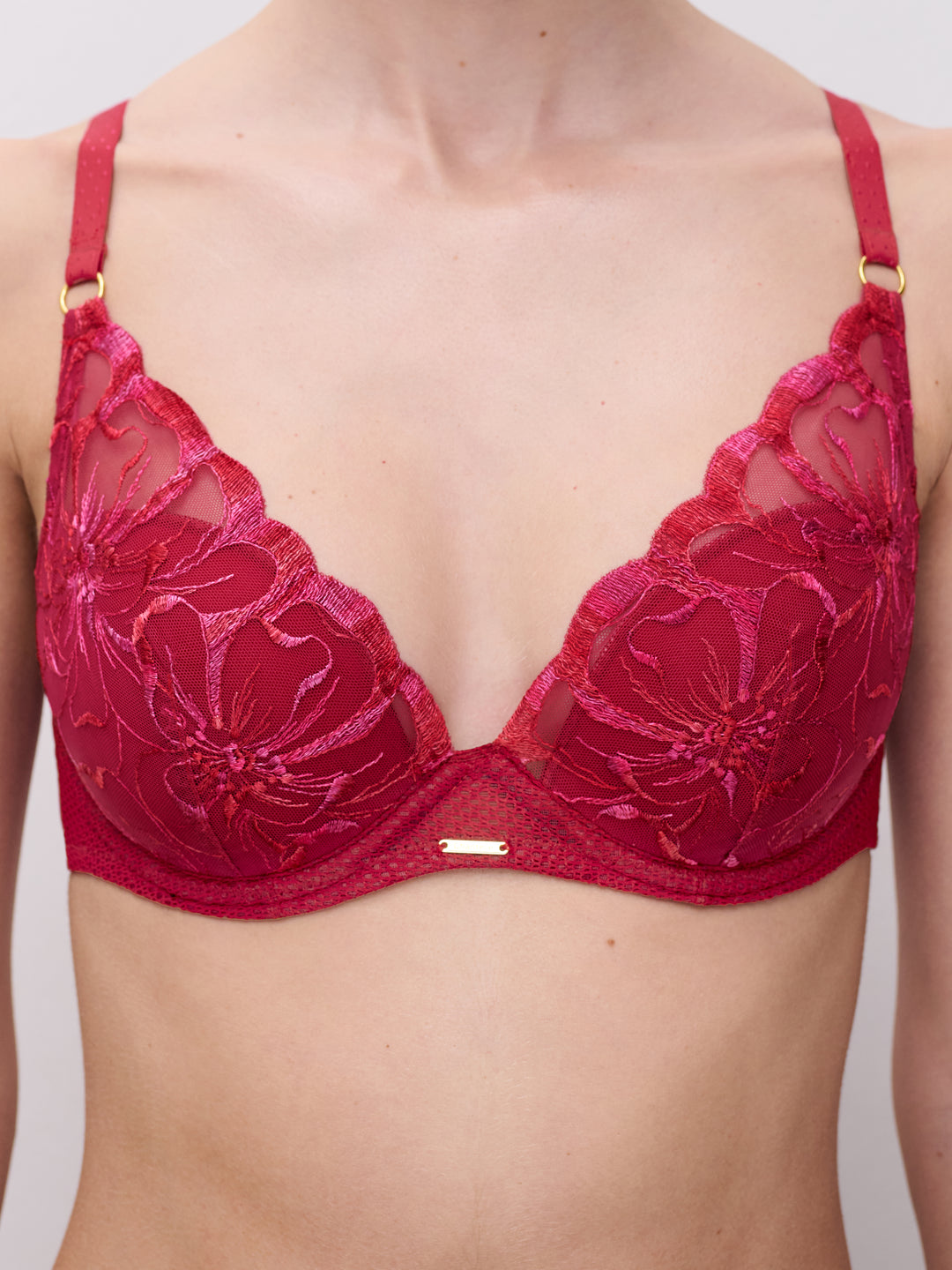 Chantelle Fleur Plunge t-shirt bra