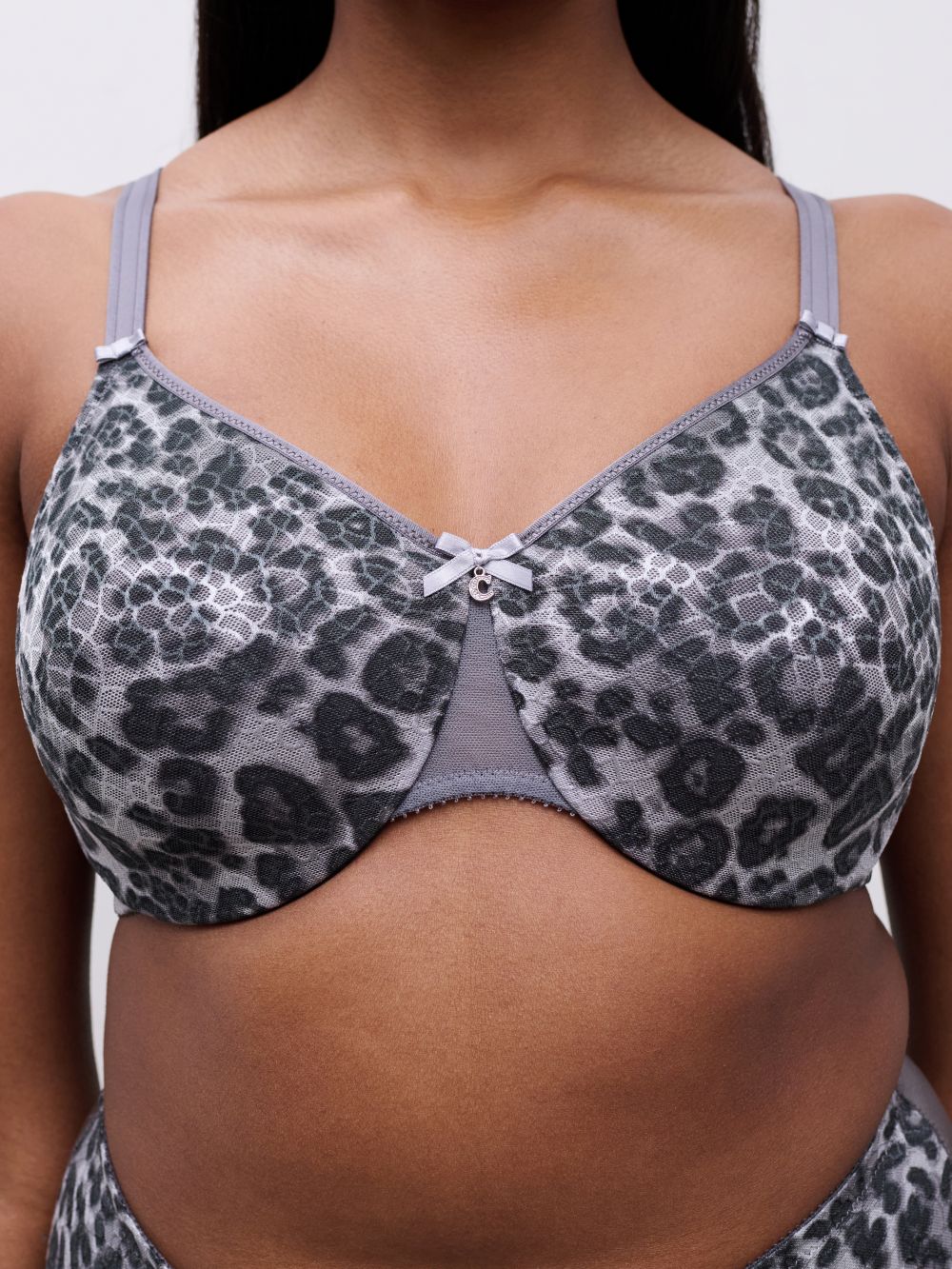 Chantelle C Magnifique Grey Leopard