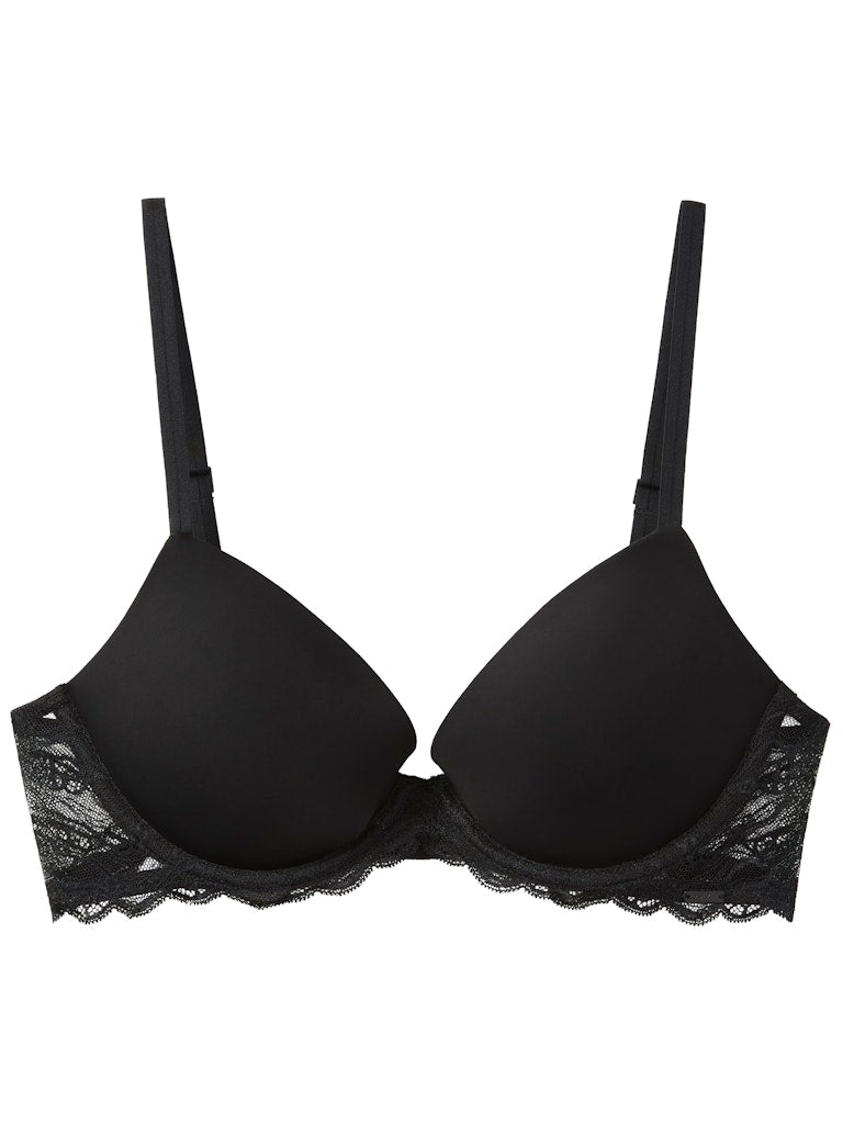 Calvin Klein BH LIFT DEMI Svart
