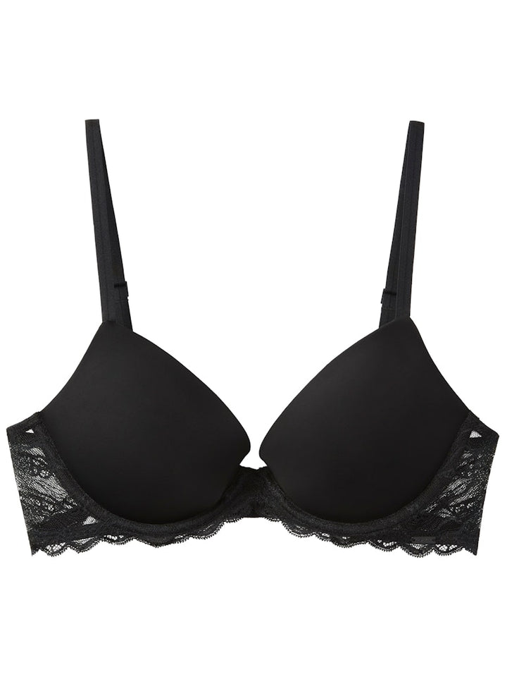 Calvin Klein BH LIFT DEMI Svart