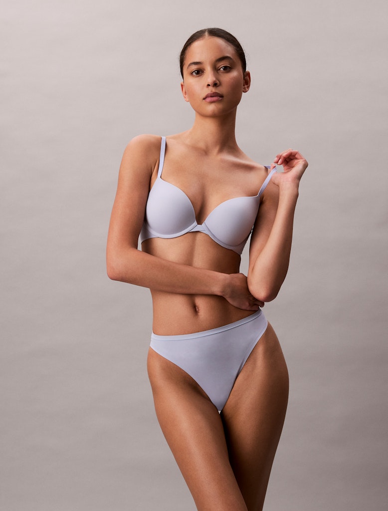 Calvin Klein PUSH UP PLUNGE Casual Blue