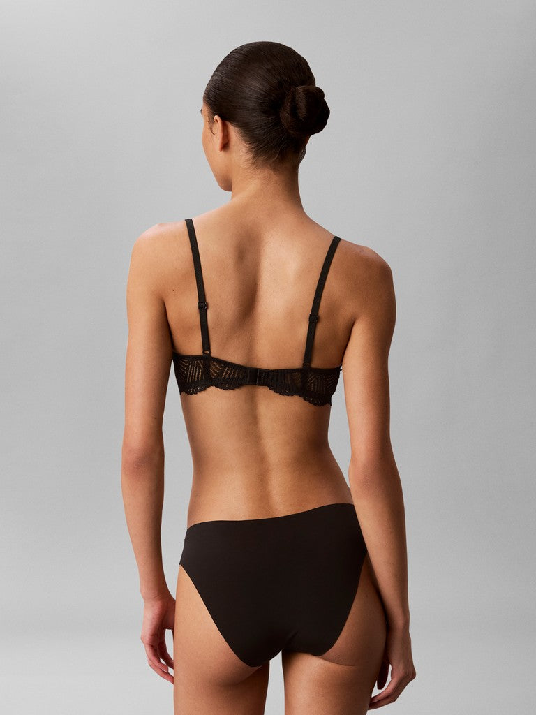 Calvin Klein LIGHTLY LINED PERFECT COVERAGE Svart