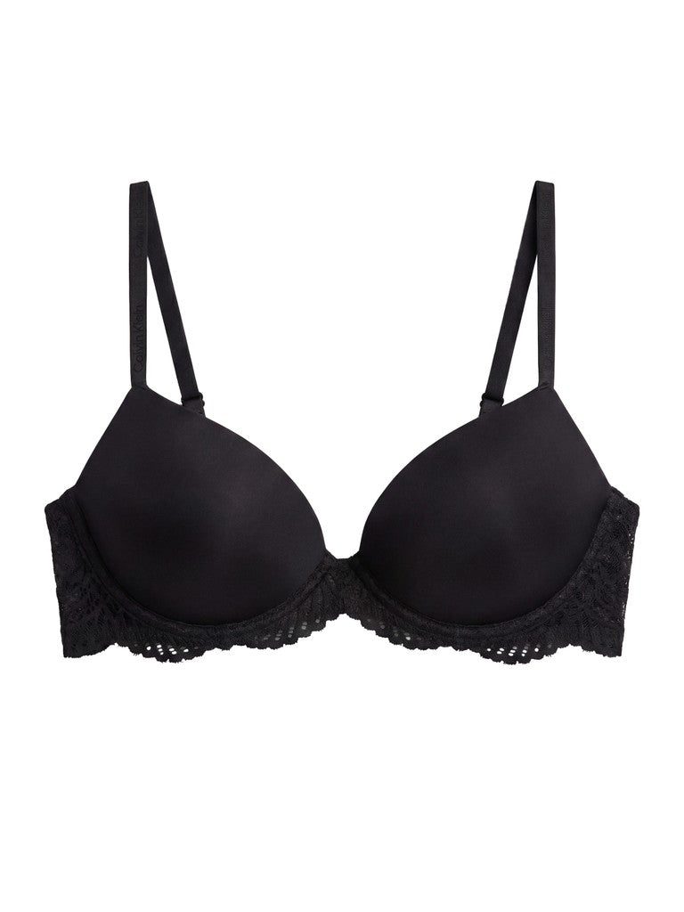 Calvin Klein LIGHTLY LINED PERFECT COVERAGE Svart