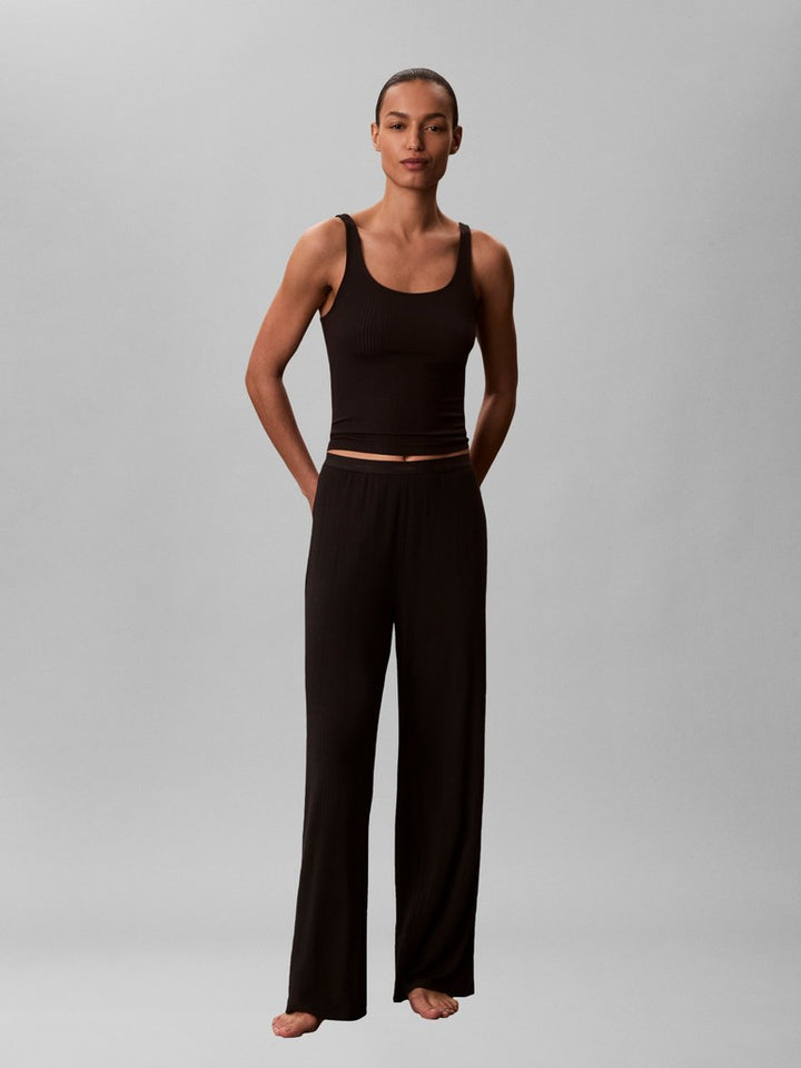 Calvin Klein DROP NEEDLE WIDELEG PANT