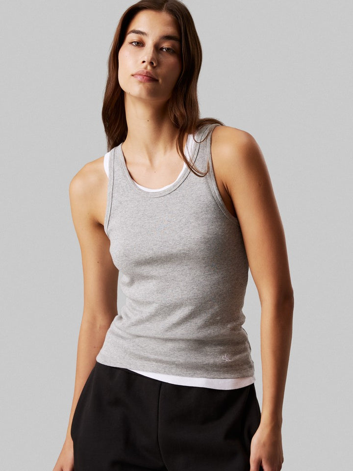 Calvin Klein 3 Pack Tank Tops - Cotton Stretch