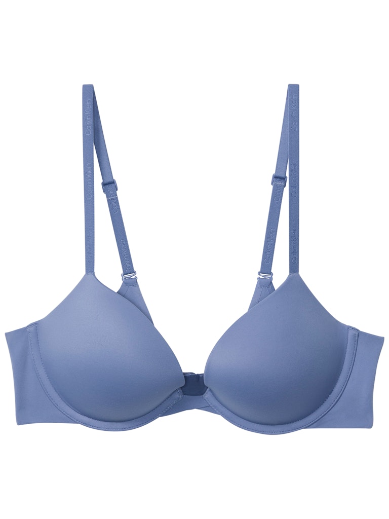 Calvin Klein PUSH UP PLUNGE bh blue tulip