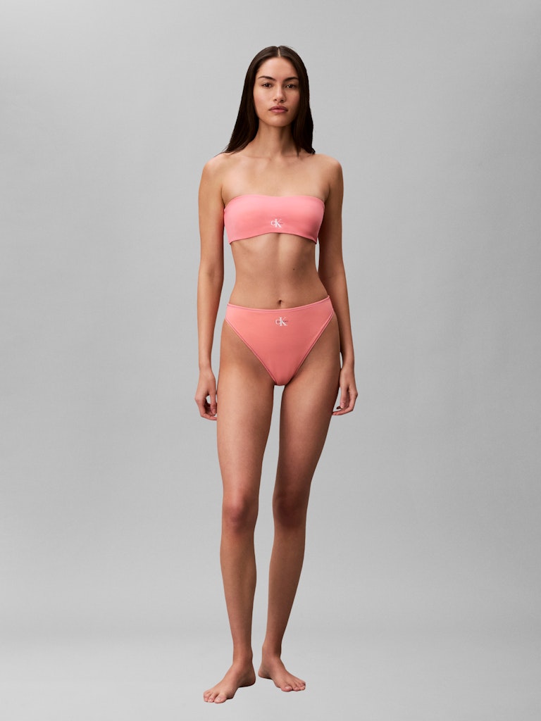Calvin Klein bikinitrosa HIGH LEG - pink