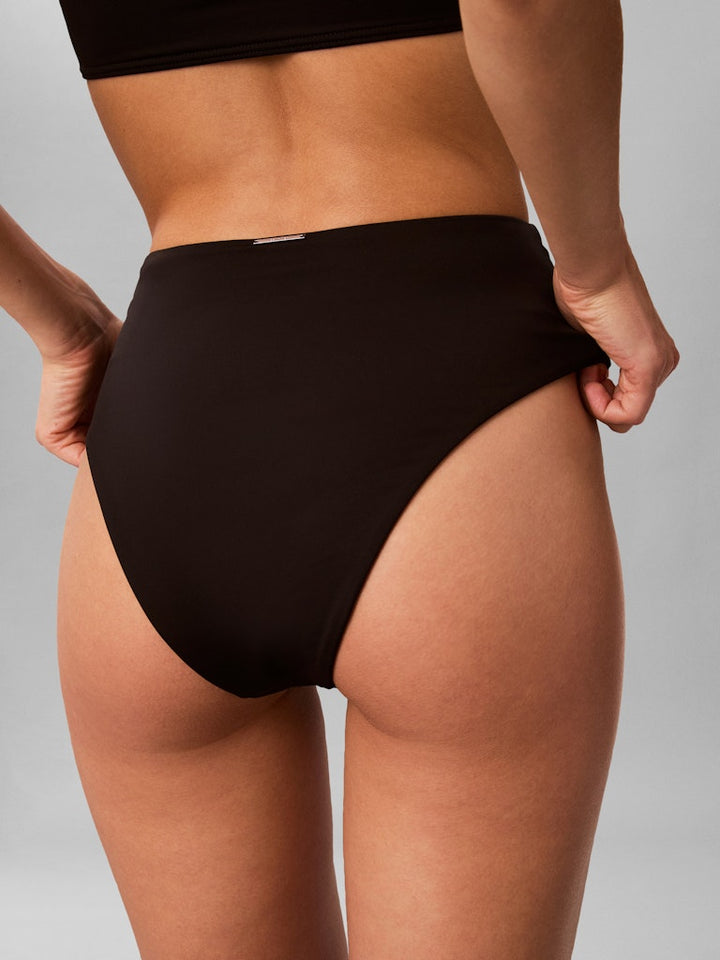 Calvin Klein High waist bikini Dusty Cedar/ Svart