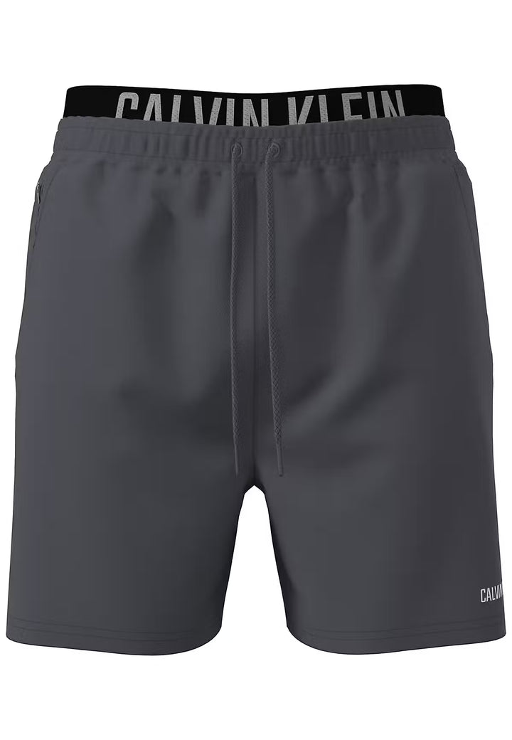 Calvin Klein Logo Waistband Mid Rise Swim Trunks Flera färger