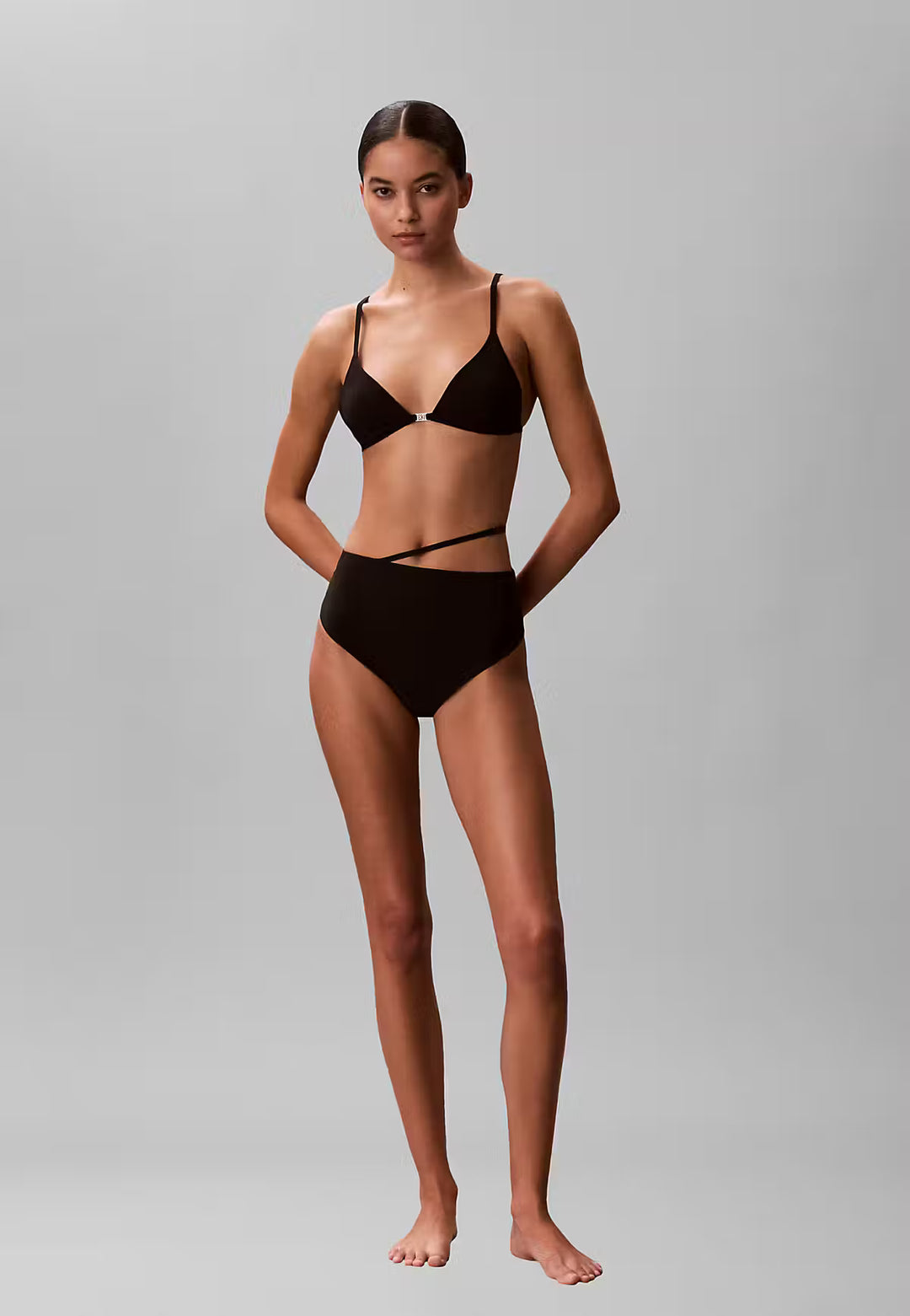 Calvin Klein HW BELT BOTTOM - High waist bikinitrosa